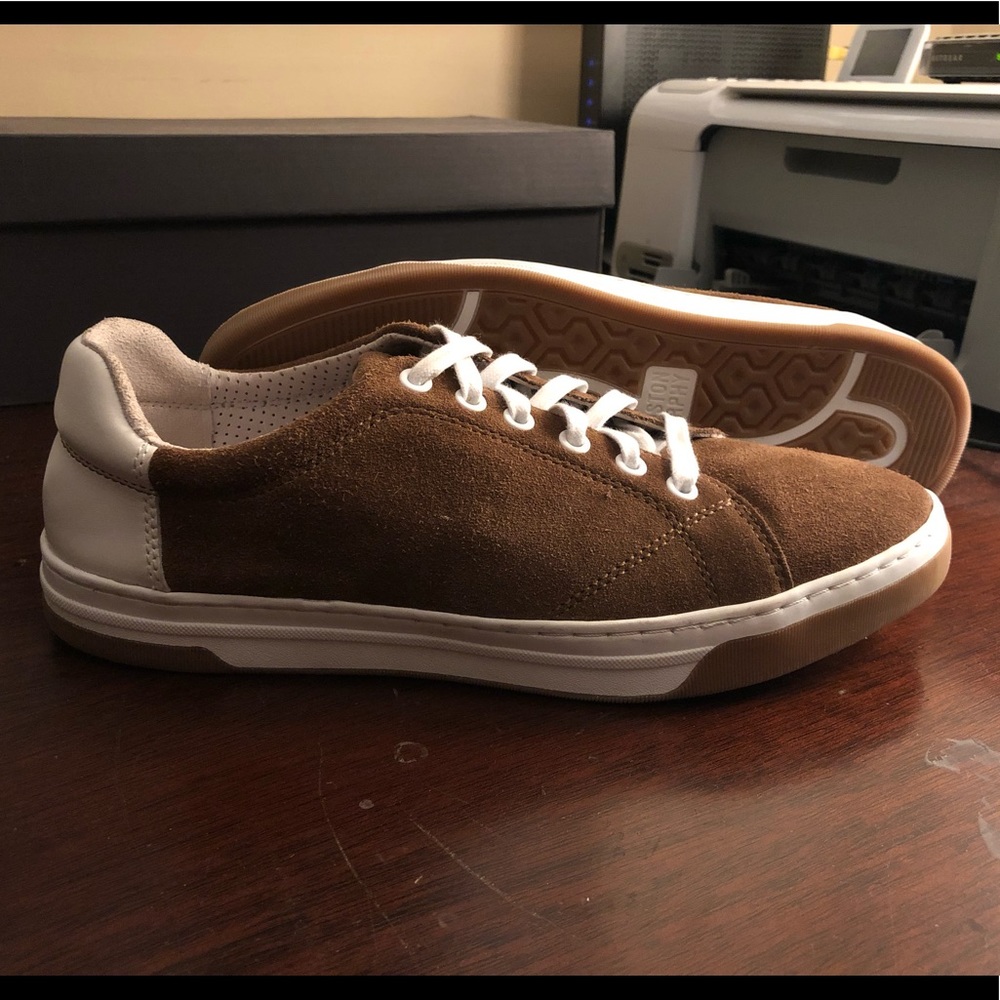 Johnston & Murphy Fenton Brown Suede